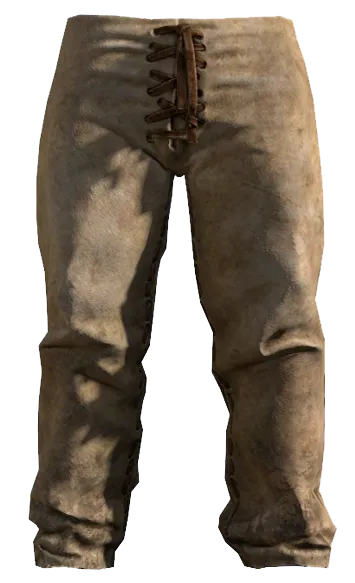 Leather Pants Natural